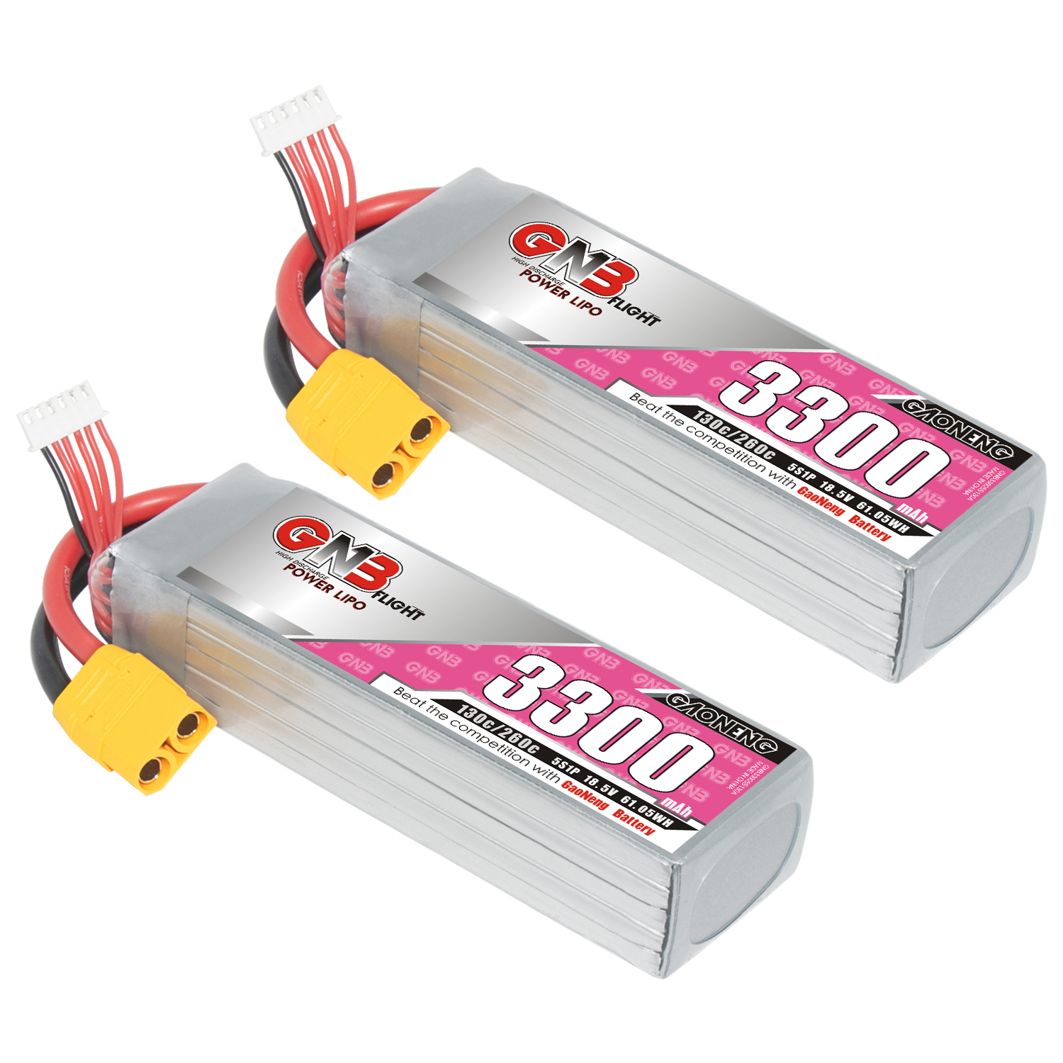 GAONENG GNB 5S 18.5V 3300mAh 130C LiPo Battery XT90