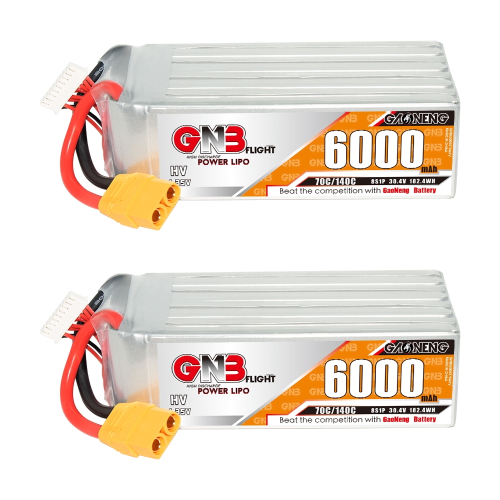 GAONENG GNB HV 8S 30.4V 6000mAh 70C LiPo Battery XT90