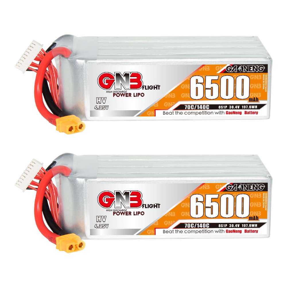 GAONENG GNB HV 8S 30.4V 6500mAh 70C LiPo Battery XT60