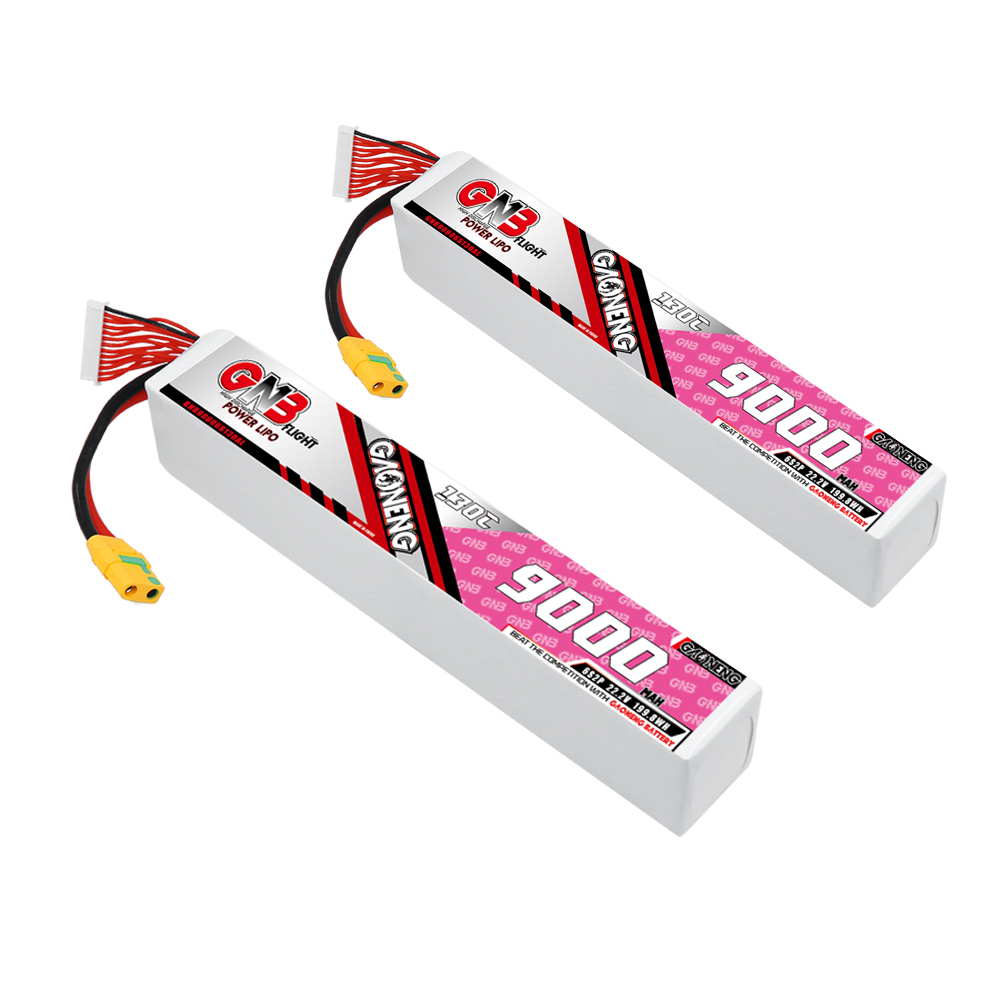 GAONENG GNB 6S 22.2V 9000mAh 130C RC LiPo Battery XT90S Anti Spark