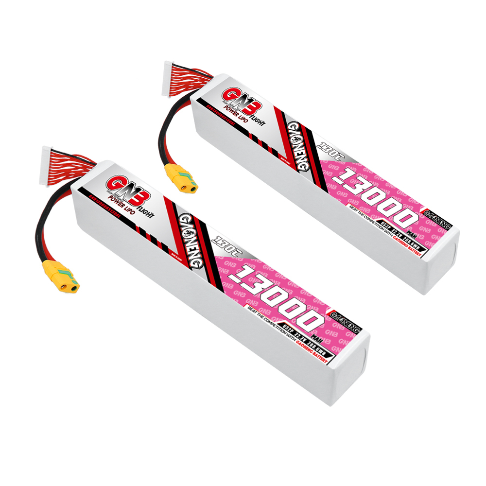GAONENG GNB 6S 22.2V 13000mAh 130C RC LiPo Battery XT90S Anti Spark