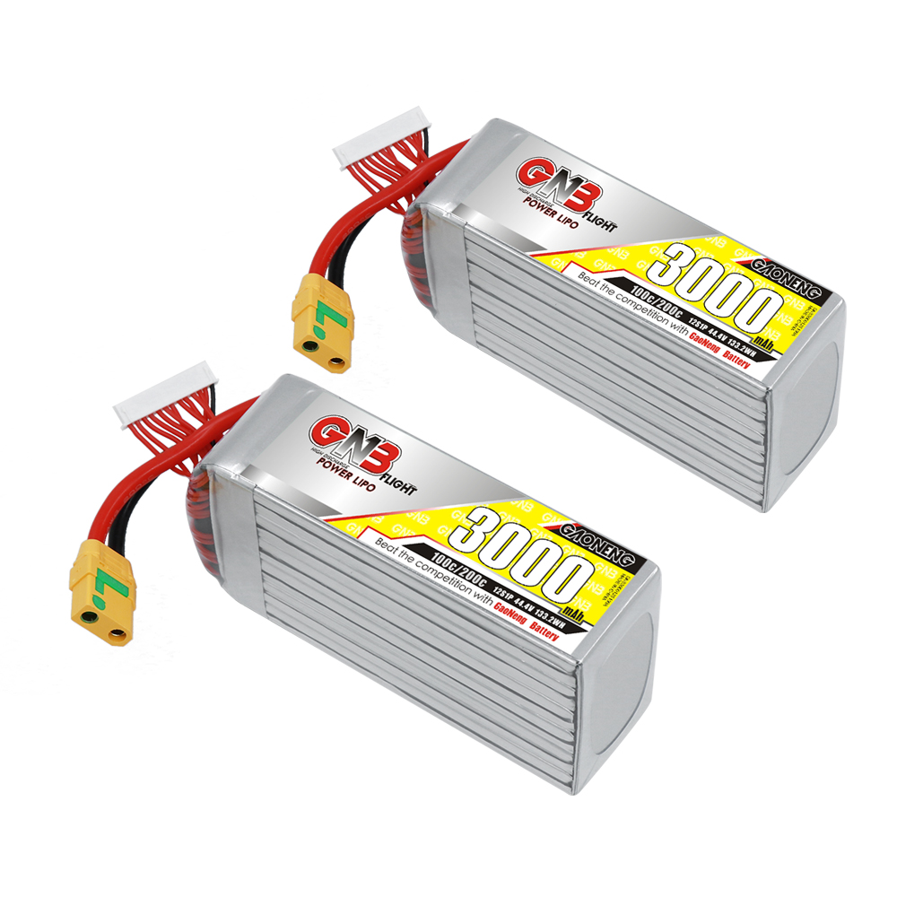 GAONENG GNB 12S 44.4V 3000mAh 100C LiPo Battery XT90S