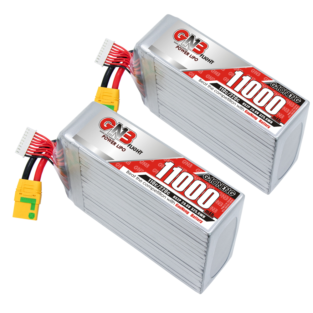 GAONENG GNB 8S2P 29.6V 11000mAh 110C LiPo Battery XT90S