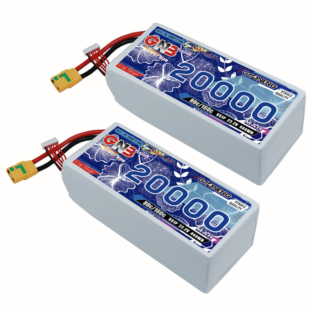 GAONENG GNB 6S1P 22.2V 20000mAh 80C RC LiPo Battery XT90S