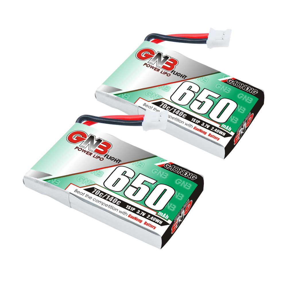GAONENG GNB 1S 3.7V 650mAh 70C PH2.0 LiPo Battery