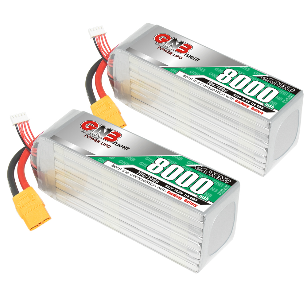 GAONENG GNB 4S 14.8V 8000mAh 70C LiPo Battery XT90