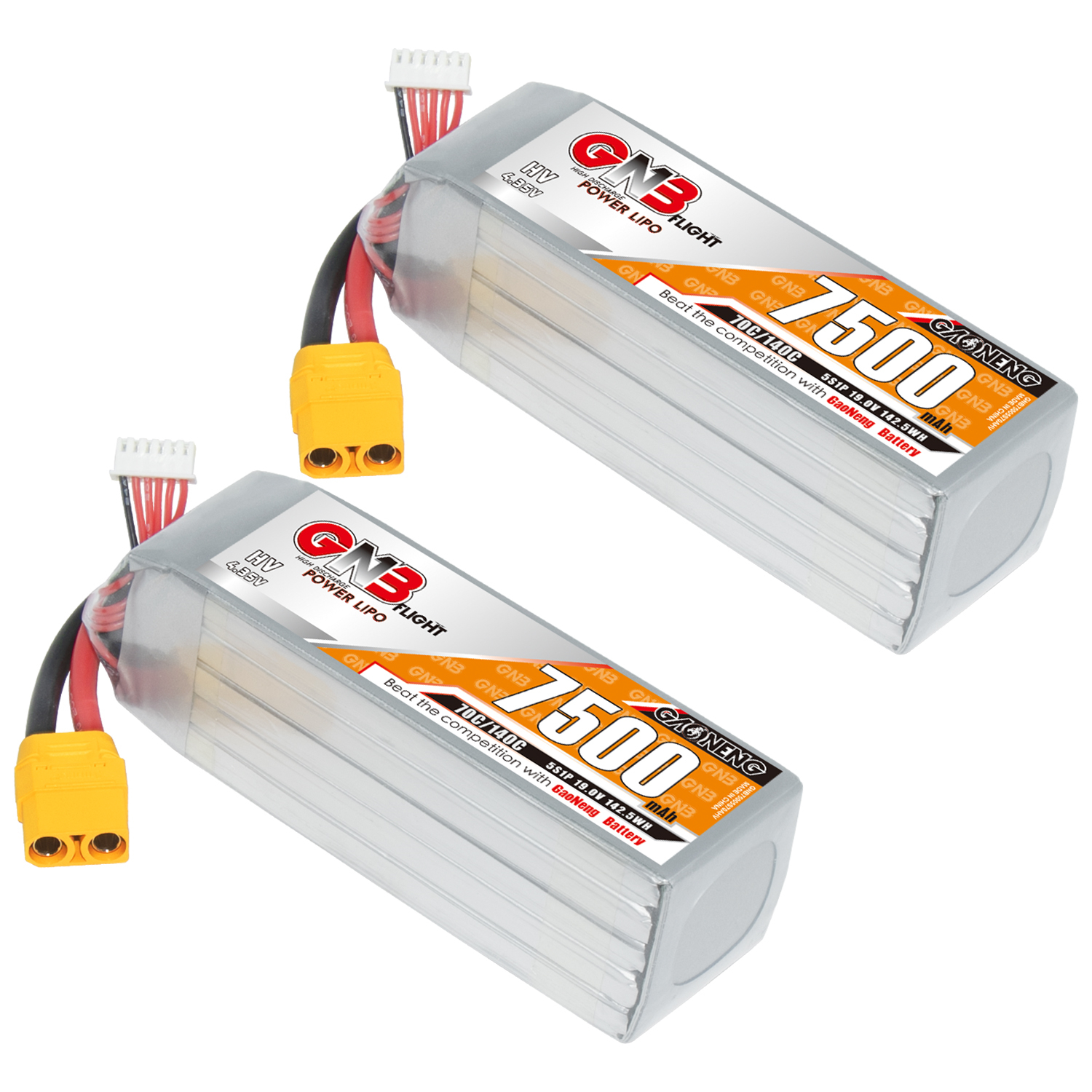 GAONENG GNB HV 5S 19V 7500mAh 70C XT90 LiPo Battery