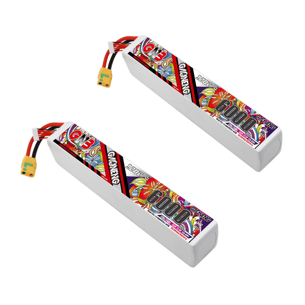 GAONENG GNB 6S 6S2P 30.4V HV 6000mAh 120C LiPo Battery XT90S