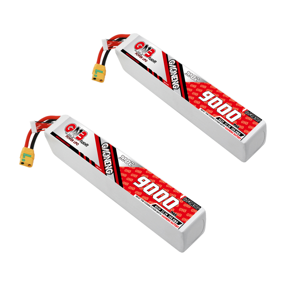 GAONENG GNB 6S 22.2V 9000mAh 110C RC LiPo Battery XT90S Anti Spark