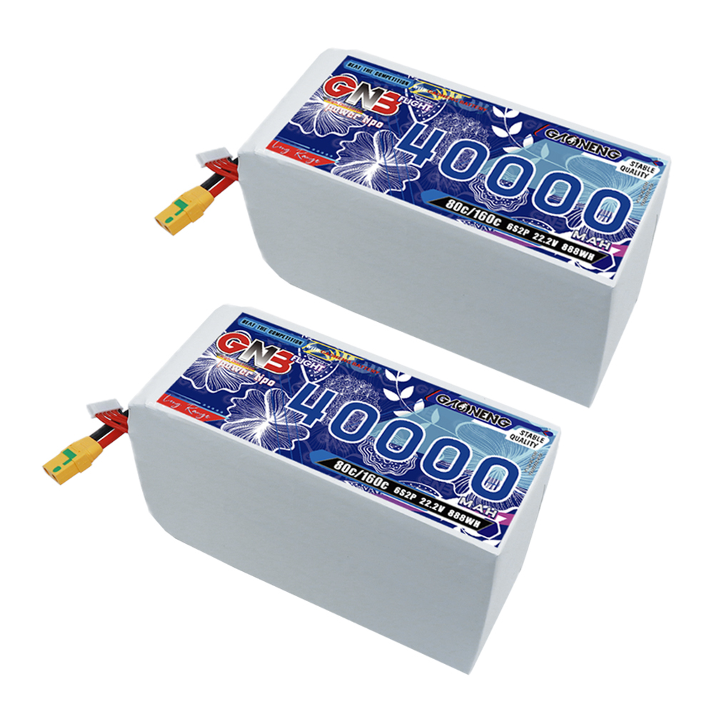 GAONENG GNB 6S2P 22.2V 40000mAh 80C RC LiPo Battery XT90S