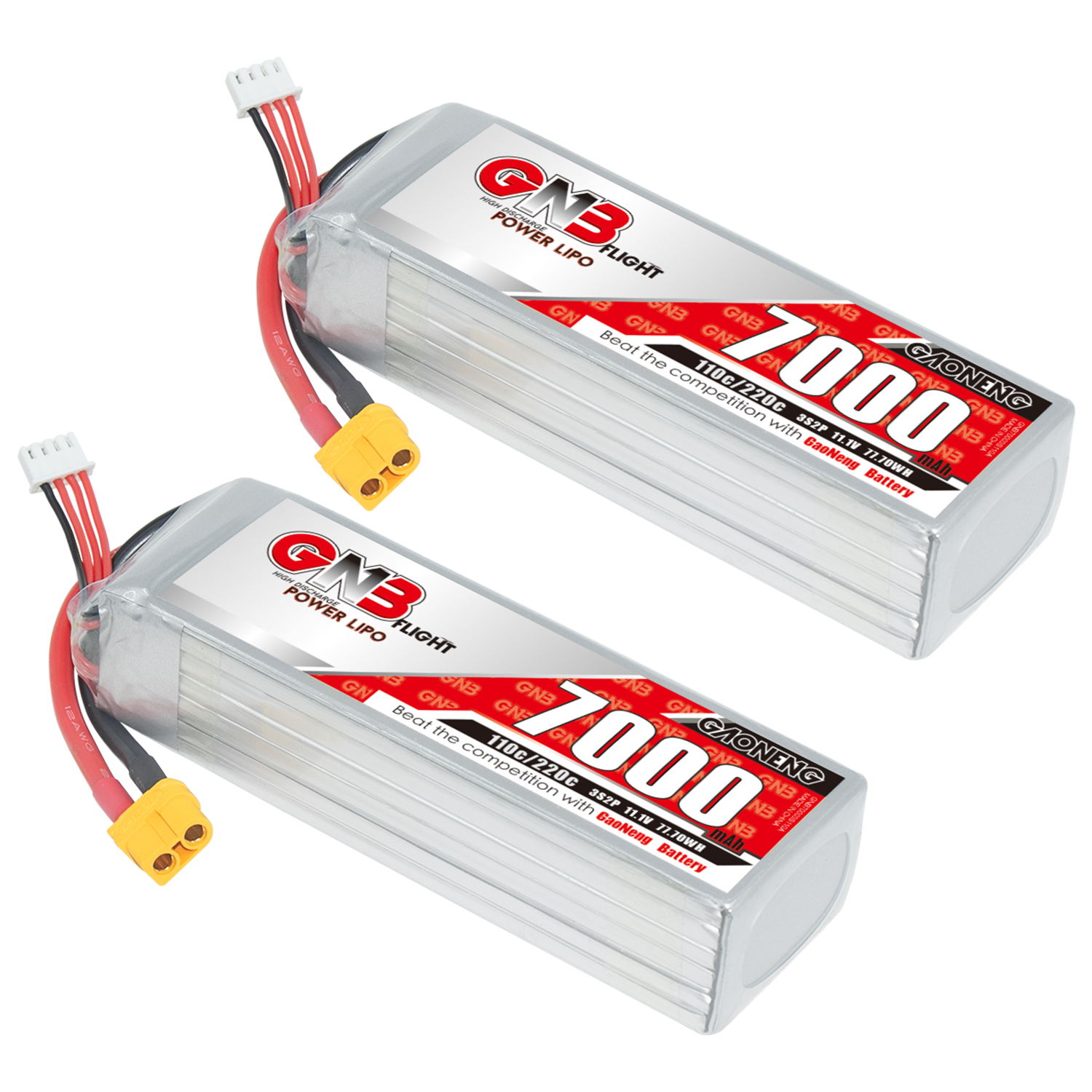 GAONENG GNB 3S 11.1V 7000mAh 110C LiPo Battery XT60