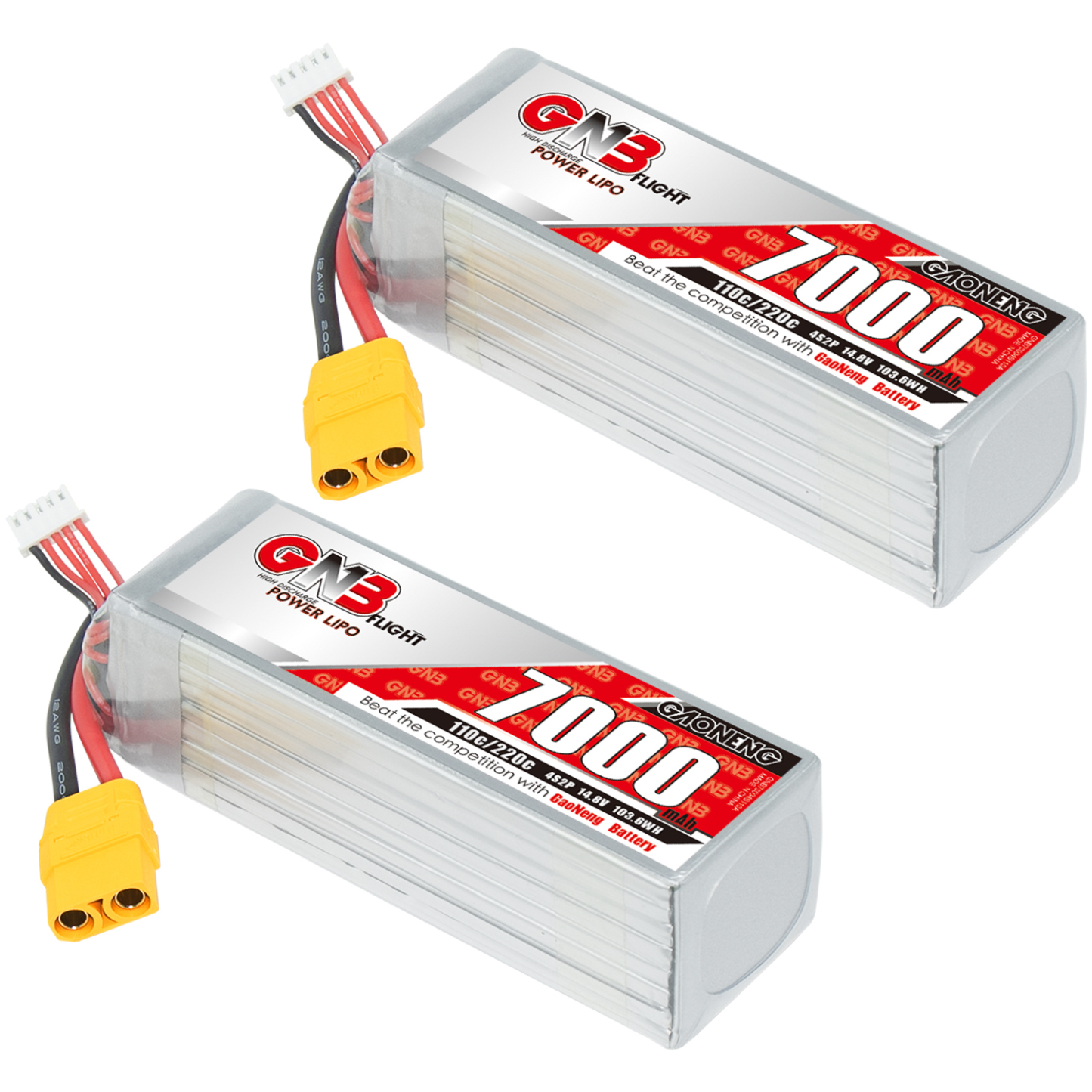 GAONENG GNB 4S 14.8V 7000mAh 110C XT90 LiPo Battery