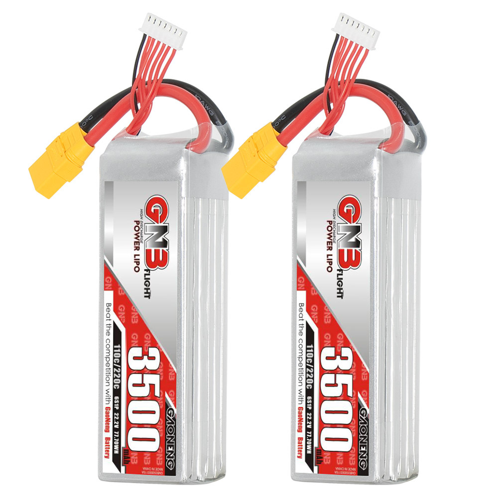 GAONENG GNB 6S 22.2V 3500mAh 110C LiPo Battery XT60