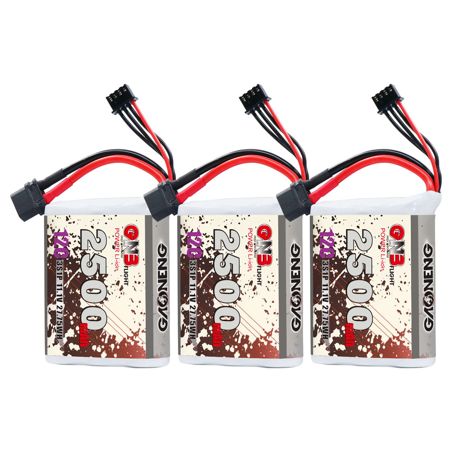 GAONENG GNB 3S 11.1V 3000mAh 10C XT60 Li-ion Battery made with 18650 cells