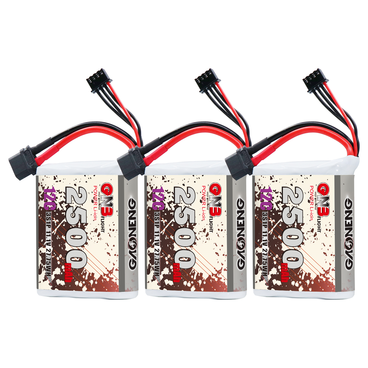 GAONENG GNB 3S 11.1V 3000mAh 10C XT60 Li-ion Battery made with 18650 cells