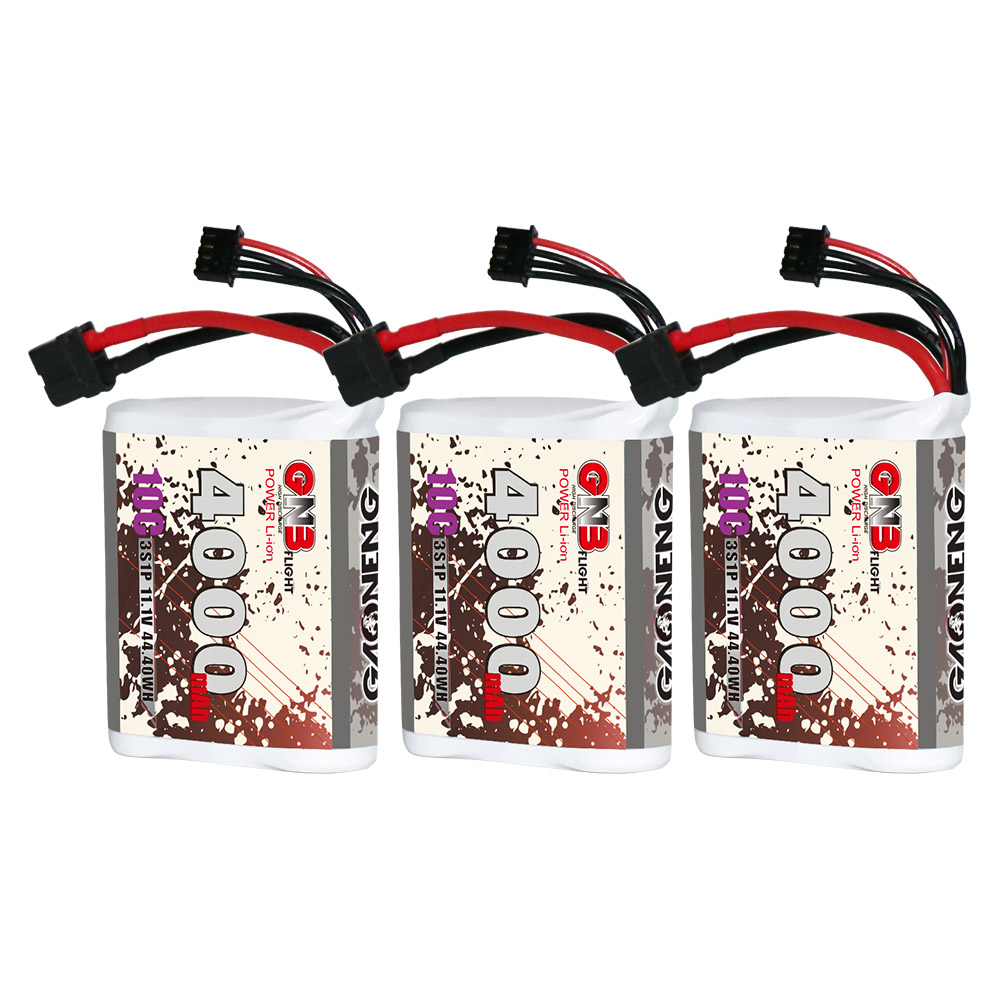 GAONENG GNB 3S 11.1V 4000mAh 10C XT60 Li-ion Battery made with 18650 cells