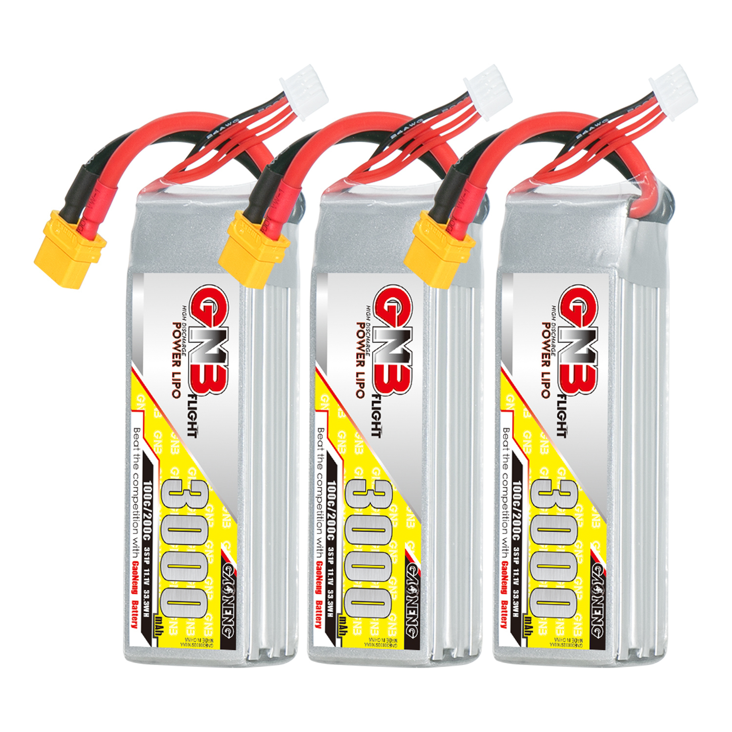 GAONENG GNB 3S 11.1V 3000mAh 100C LiPo Battery XT60