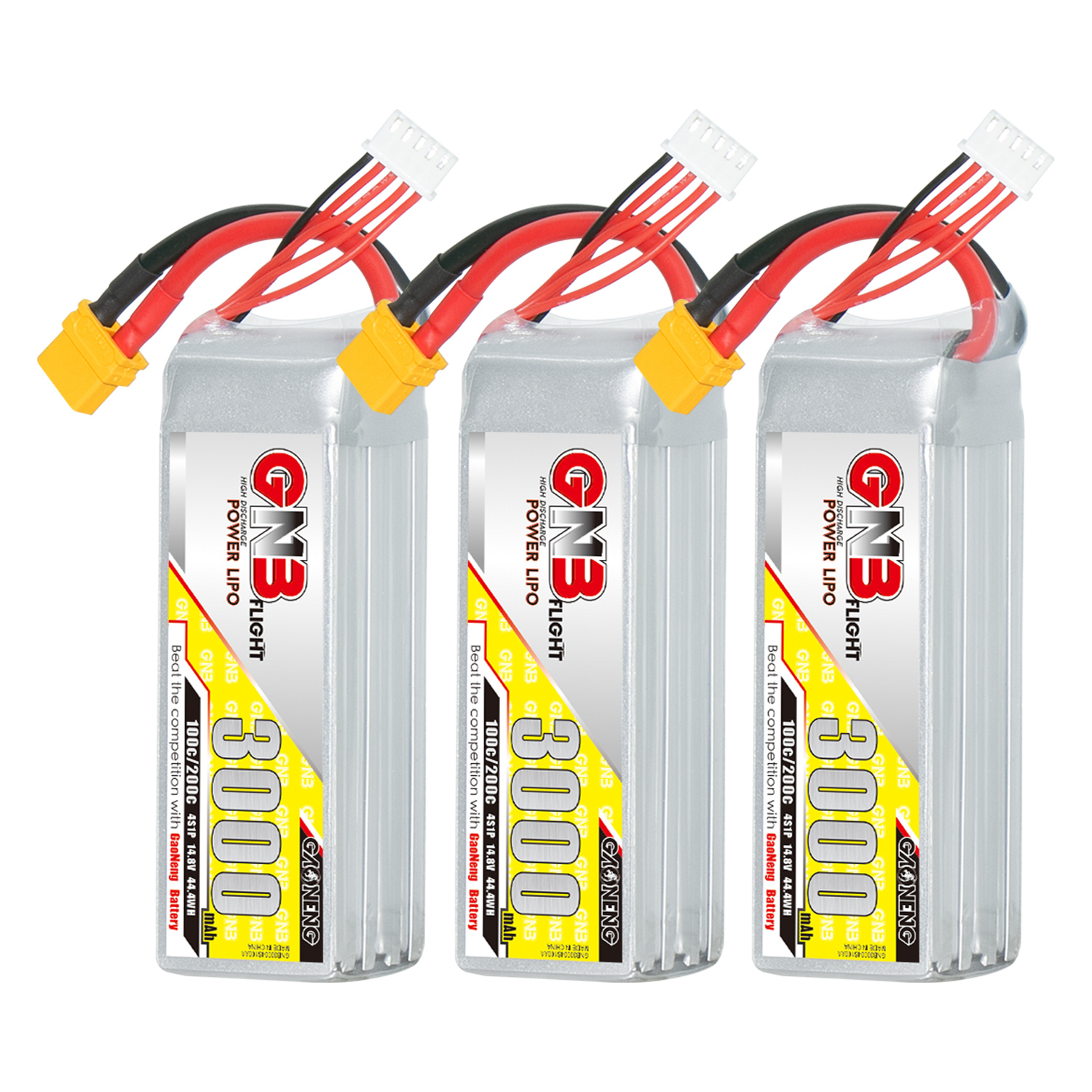 GAONENG GNB 4S 14.8V 3000mAh 100C LiPo Battery XT60
