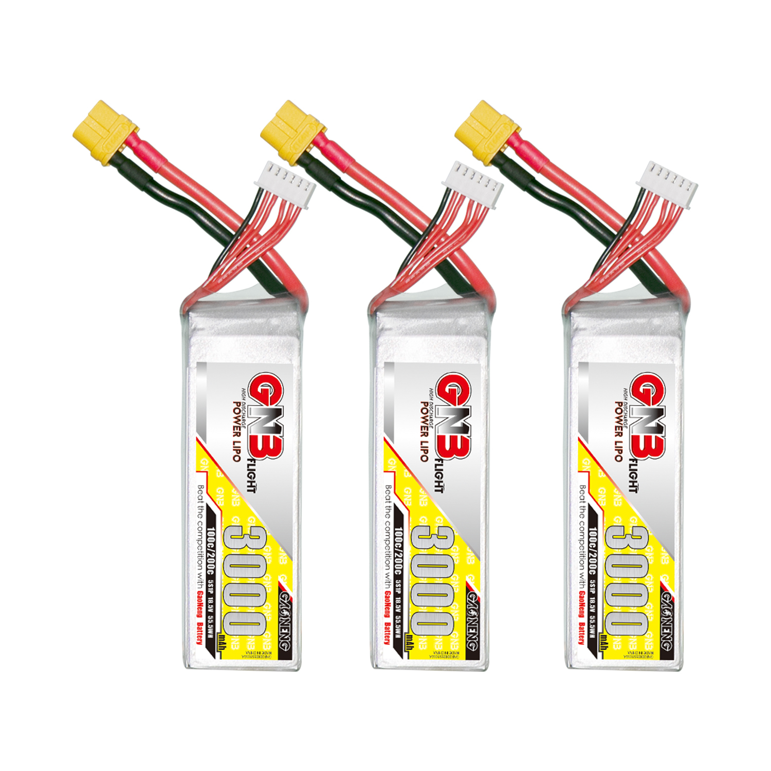 GAONENG GNB 5S 18.5V 3000mAh 100C LiPo Battery XT60