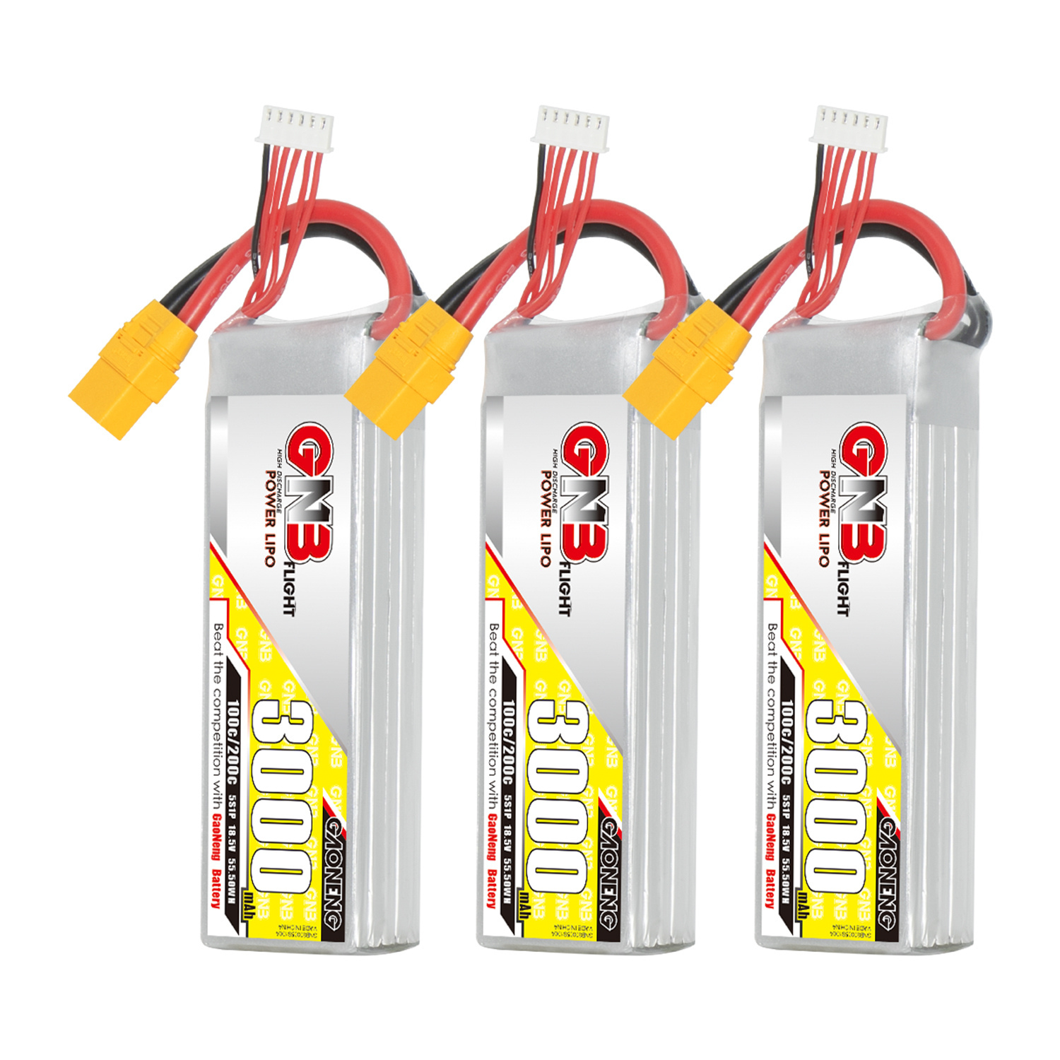GAONENG GNB 5S 18.5V 3000mAh 100C LiPo Battery XT90