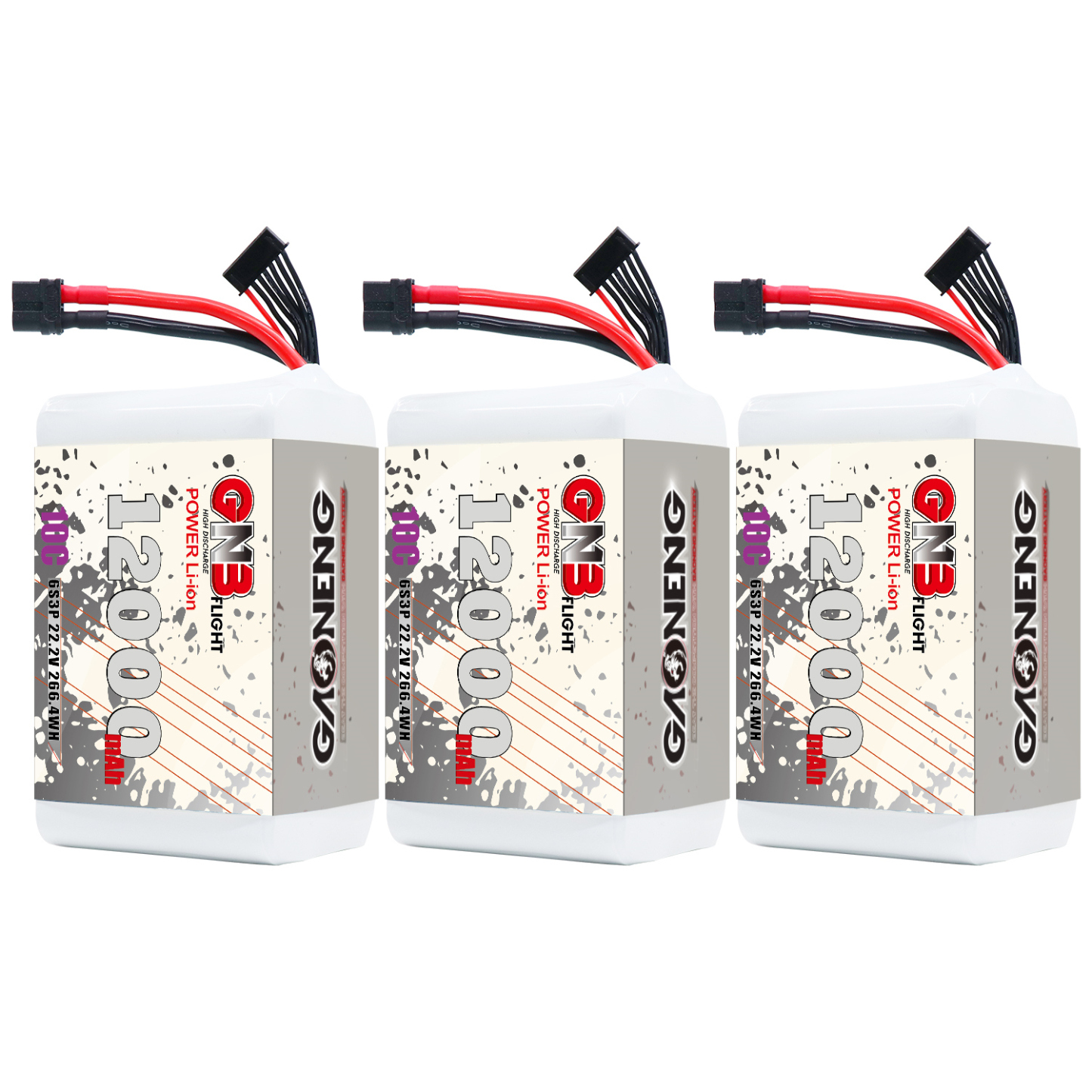 GAONENG GNB 6S 22.2V 12000mah 10C XT60 Li-ion Battery made with Li-ion Lithium Ion 21700