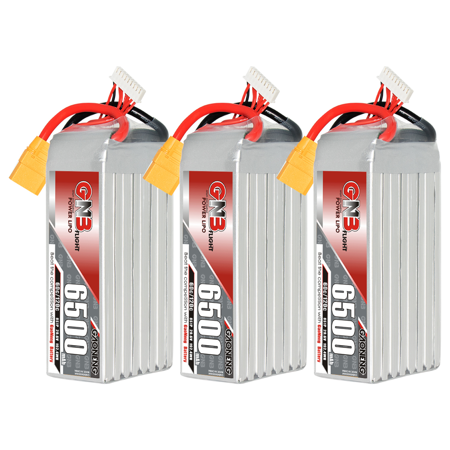 GAONENG GNB 8S 29.6V 6500mAh 60C LiPo Battery XT90