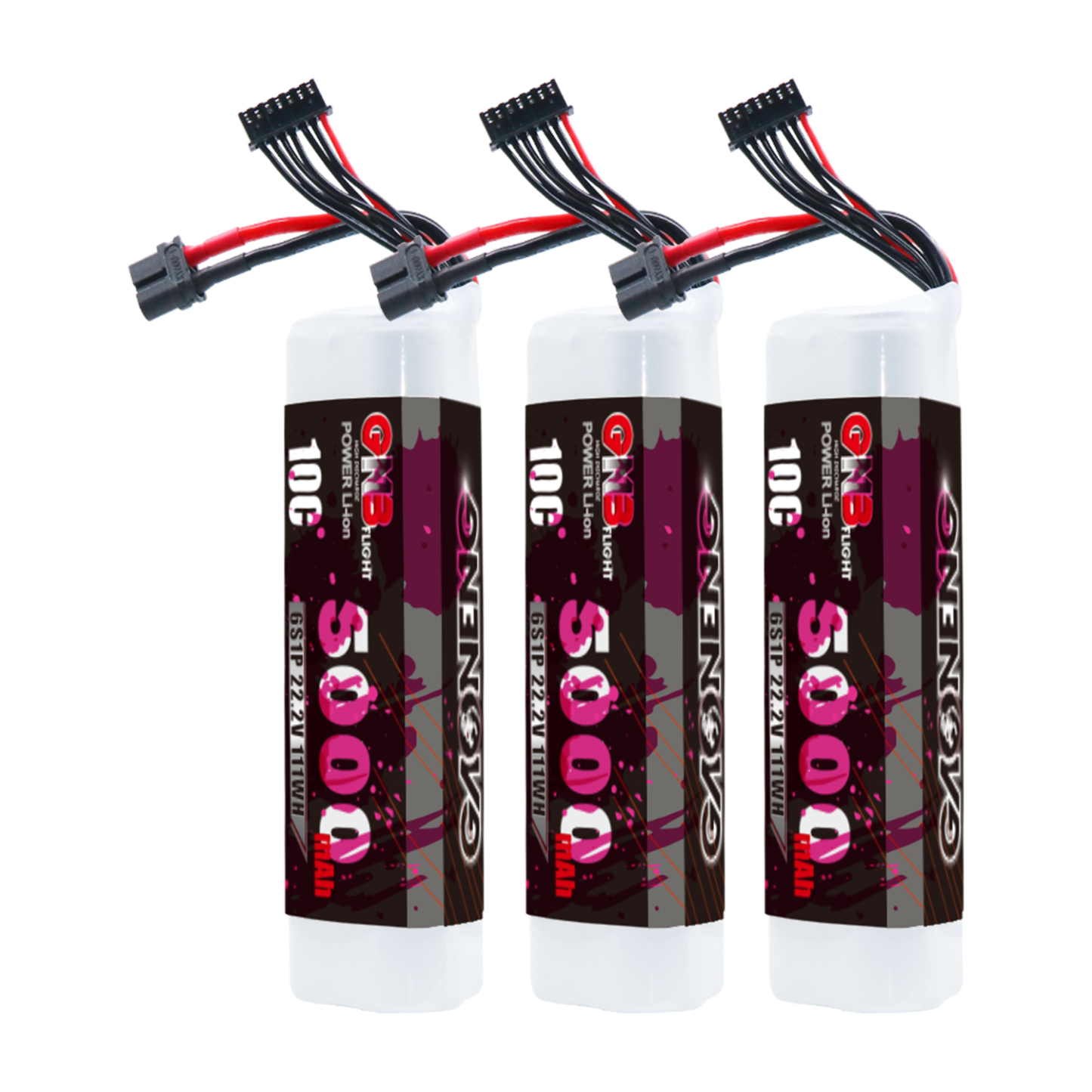 GAONENG GNB 6S 22.2V 5000mAh 10C XT60 Li-ion Battery made with Samsung 21700 50S