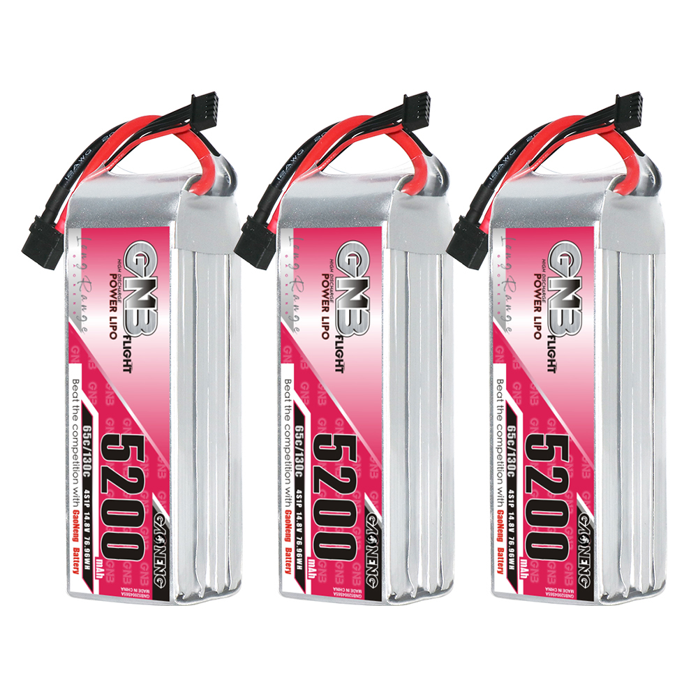 GAONENG GNB 4S 14.8V 5200mAh 65C LiPo Battery XT60