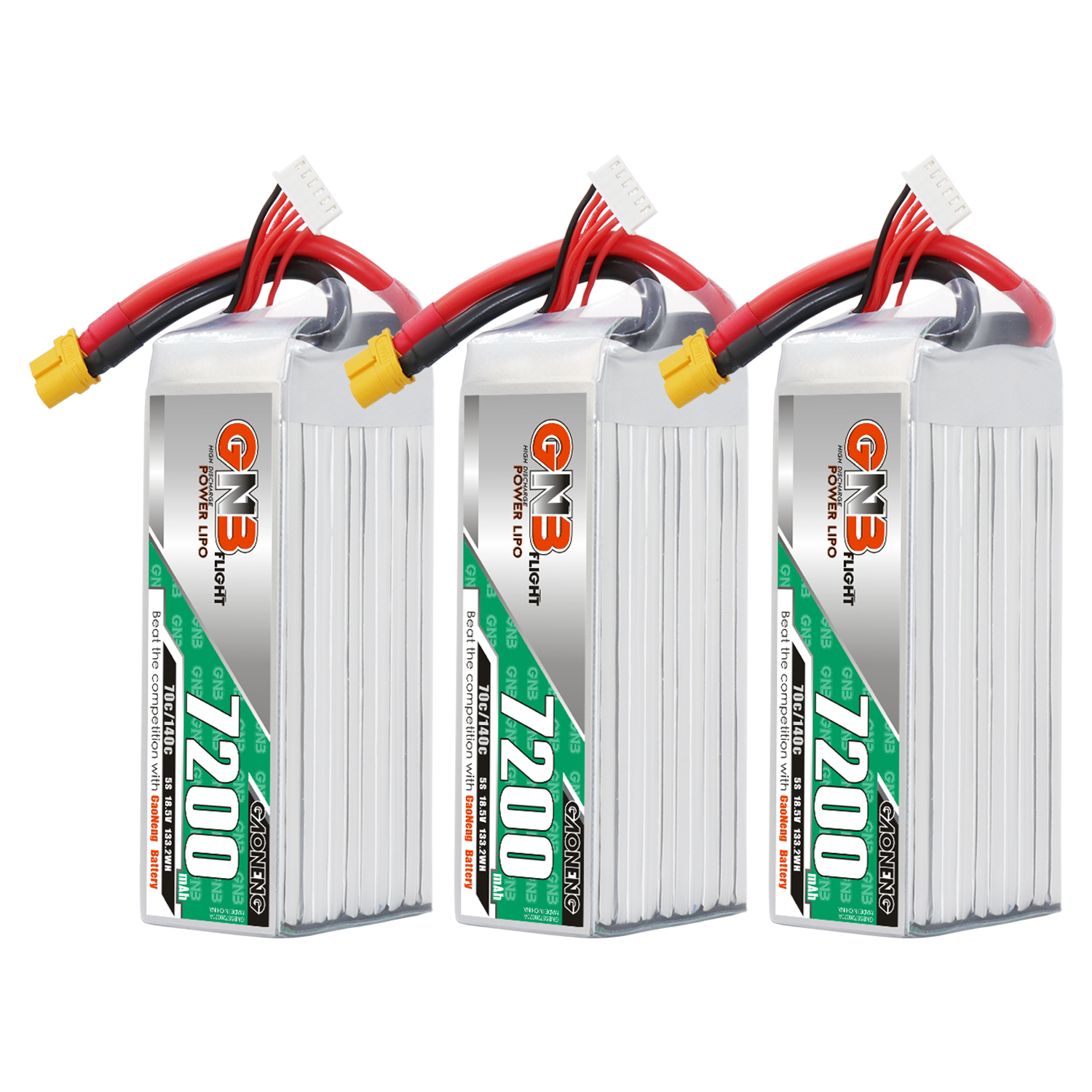 GAONENG GNB 5S 18.5V 7200mAh 70C LiPo Battery XT60