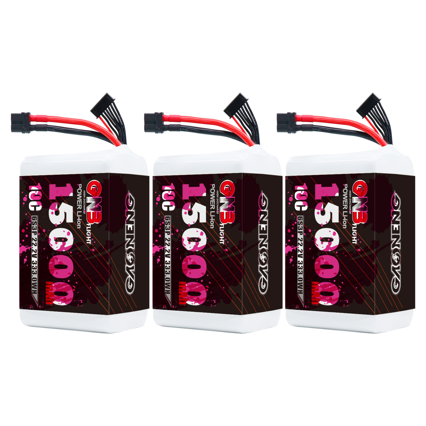 GAONENG GNB 6S 22.2V 15000mAh 10C XT60 Li-ion Battery made with Samsung 21700 50S