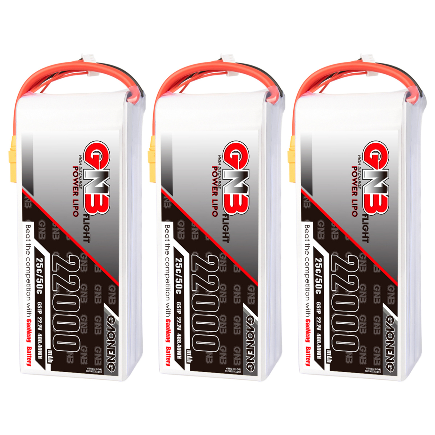 GAONENG GNB 6S1P 22.2V 22000mAh 25C RC LiPo Battery XT90