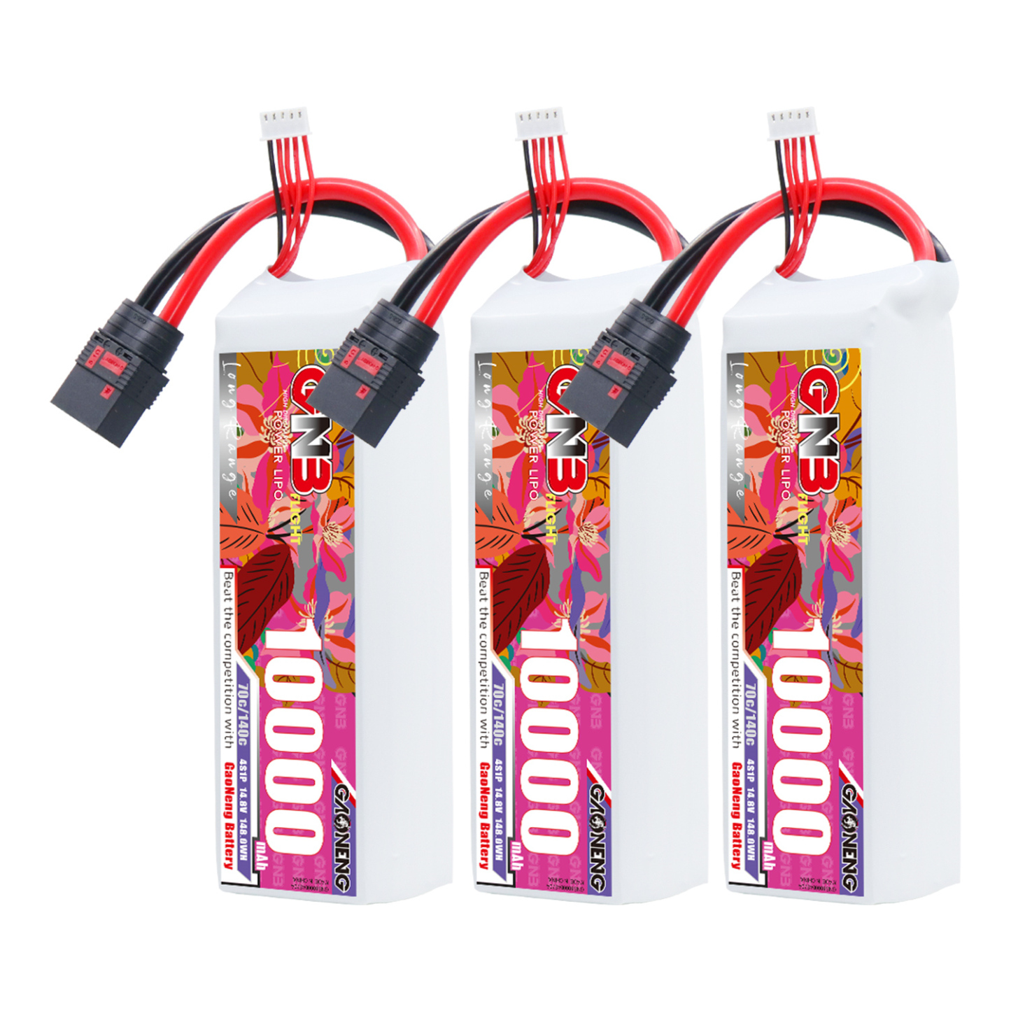 GAONENG GNB 4S1P 14.8V 10000mAh 70C RC LiPo Battery QS8