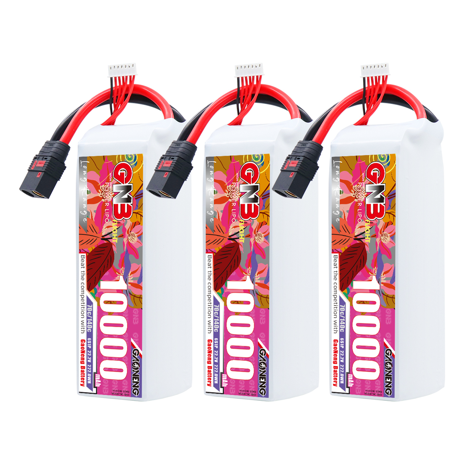 GAONENG GNB 6S1P 22.2V 10000mAh 70C RC LiPo Battery QS8