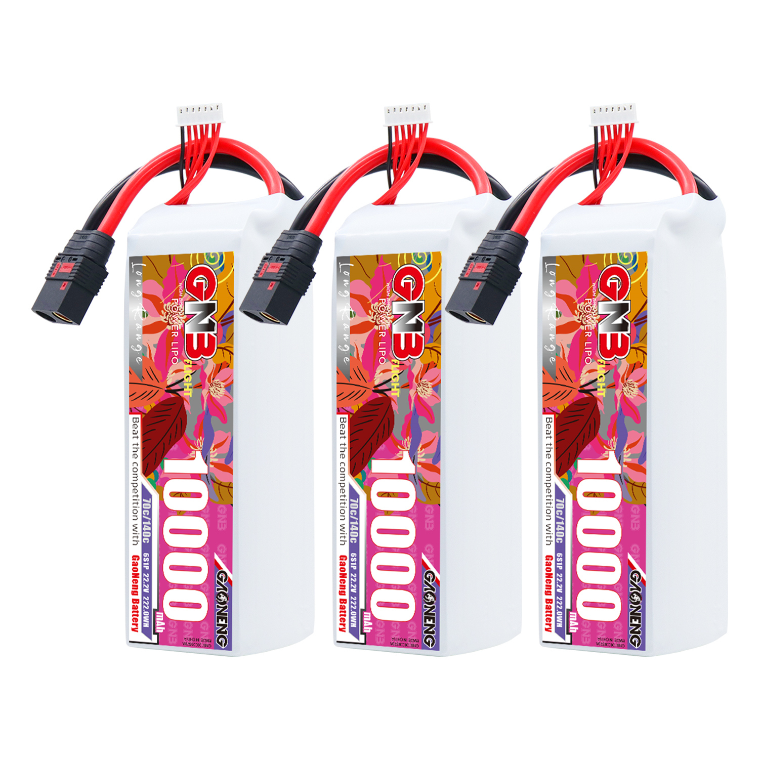 GAONENG GNB 6S1P 22.2V 10000mAh 70C RC LiPo Battery QS8