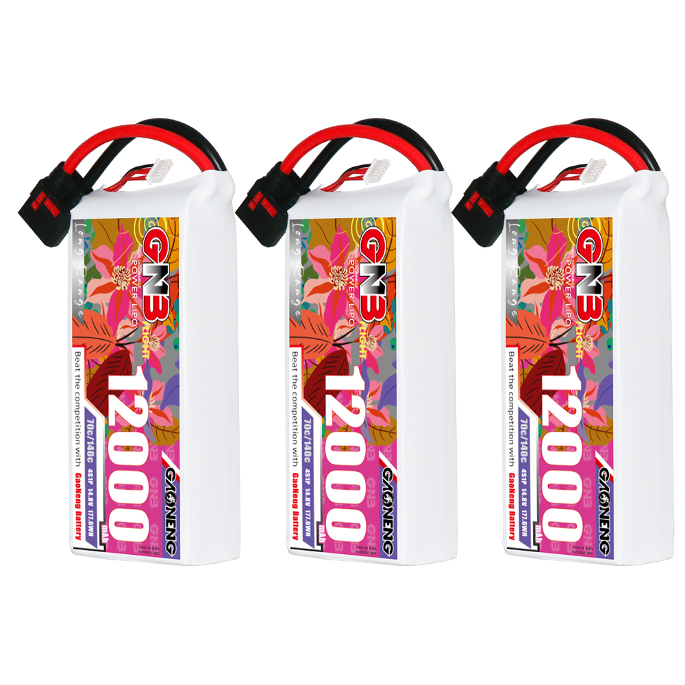 GAONENG GNB 4S1P 14.8V 12000mAh 70C RC LiPo Battery QS8