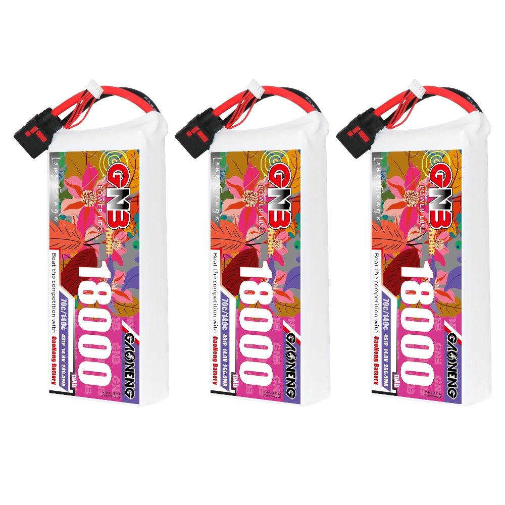 GAONENG GNB 4S1P 14.8V 18000mAh 70C RC LiPo Battery QS8
