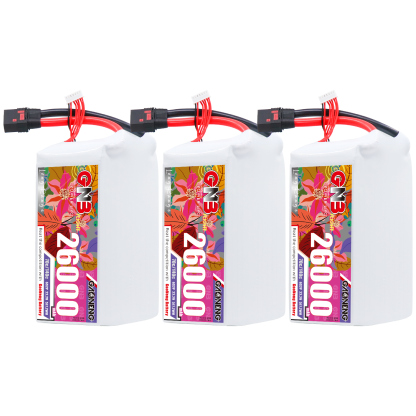 GAONENG GNB 6S2P 22.2V 26000mAh 70C RC LiPo Battery QS8