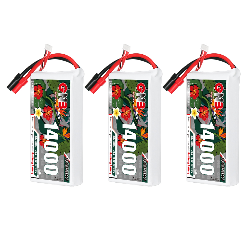 GAONENG GNB 4S1P 14.8V 14000mAh 40C RC LiPo Battery XT150