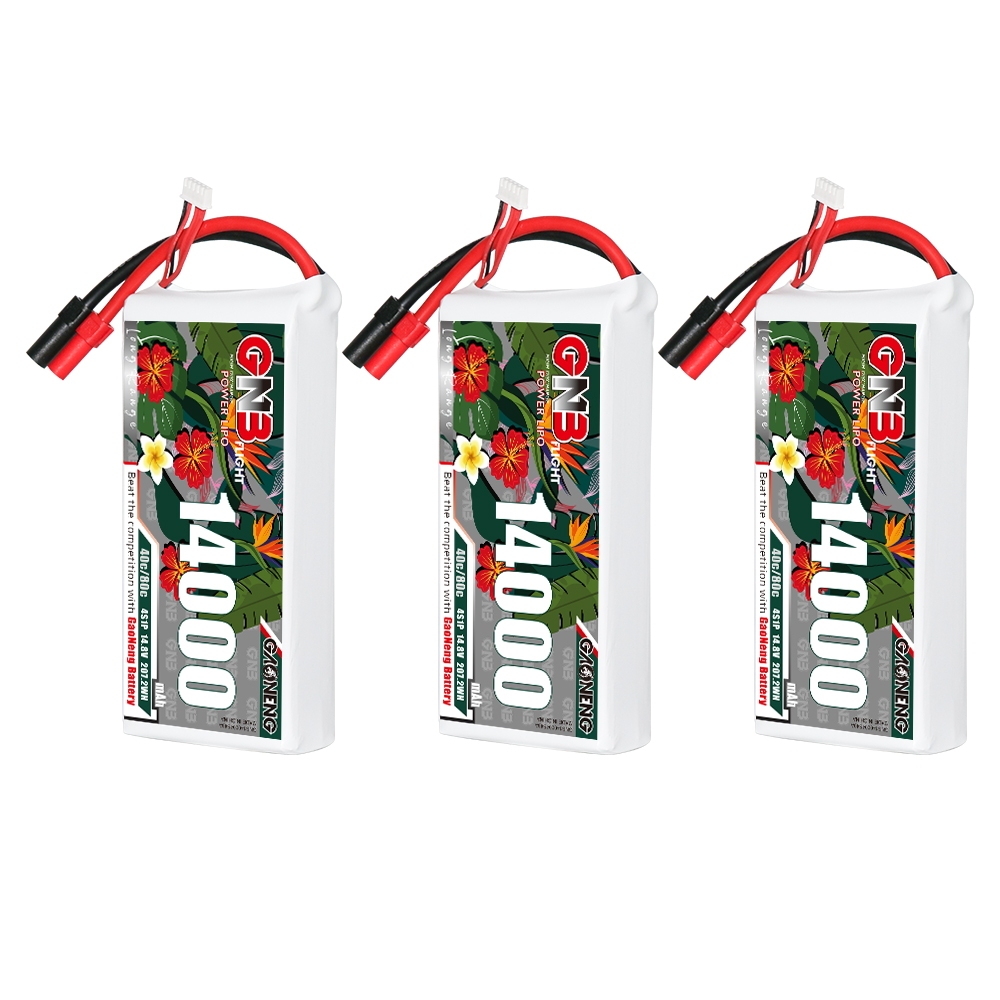 GAONENG GNB 4S1P 14.8V 14000mAh 40C RC LiPo Battery XT150