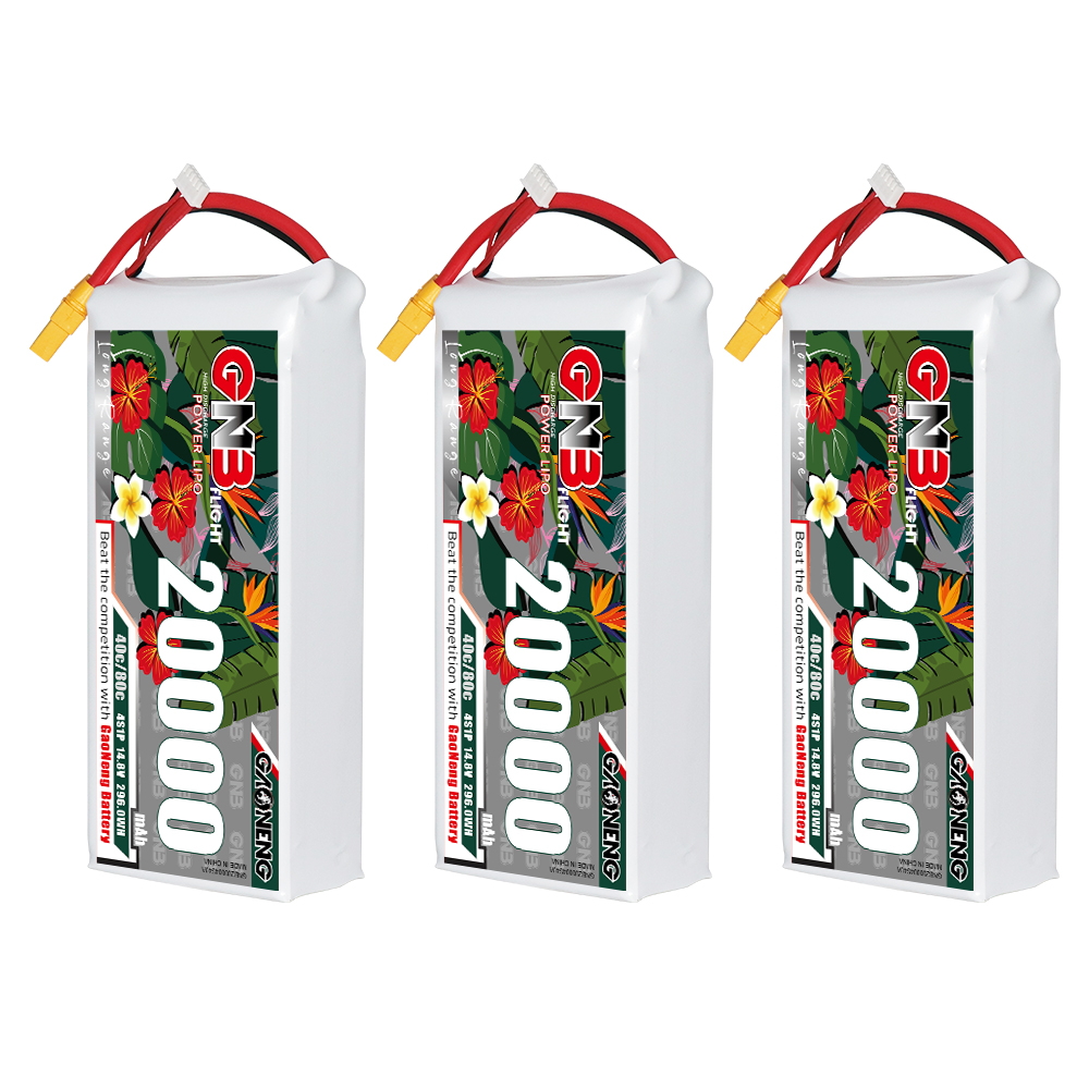 GAONENG GNB 4S1P 14.8V 20000mAh 40C RC LiPo Battery XT90S Anti-Spark