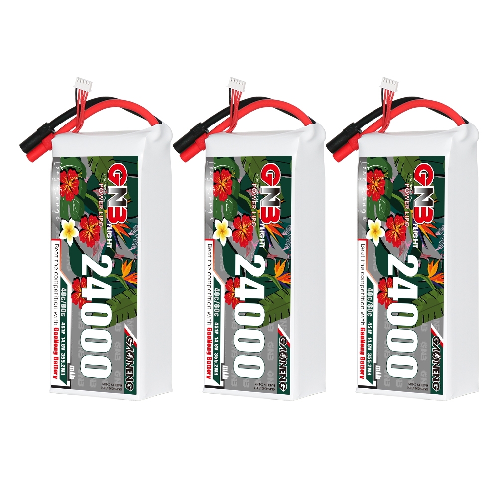 GAONENG GNB 4S1P 14.8V 24000mAh 40C RC LiPo Battery XT150
