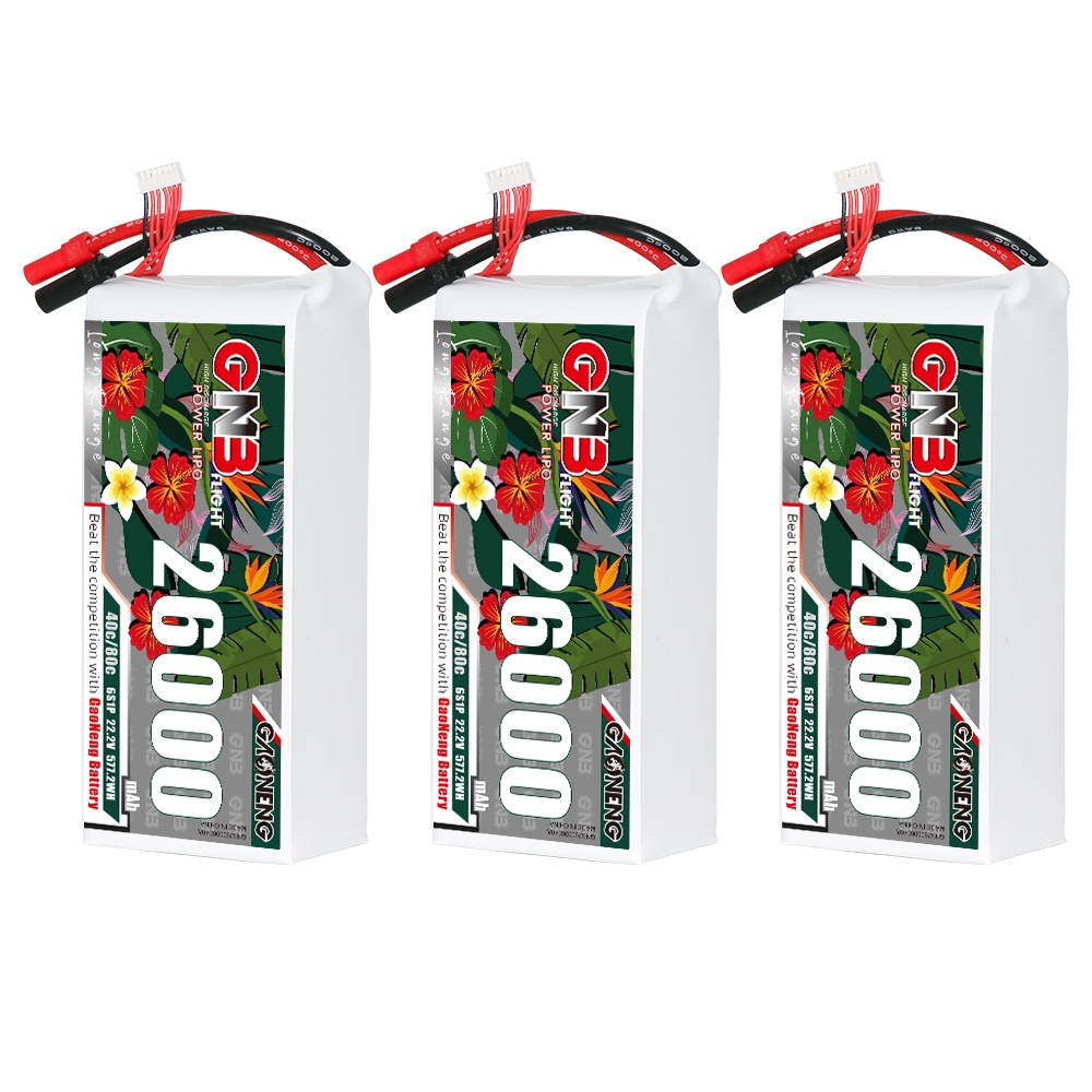 GAONENG GNB 6S1P 22.2V 26000mAh 40C RC LiPo Battery XT150