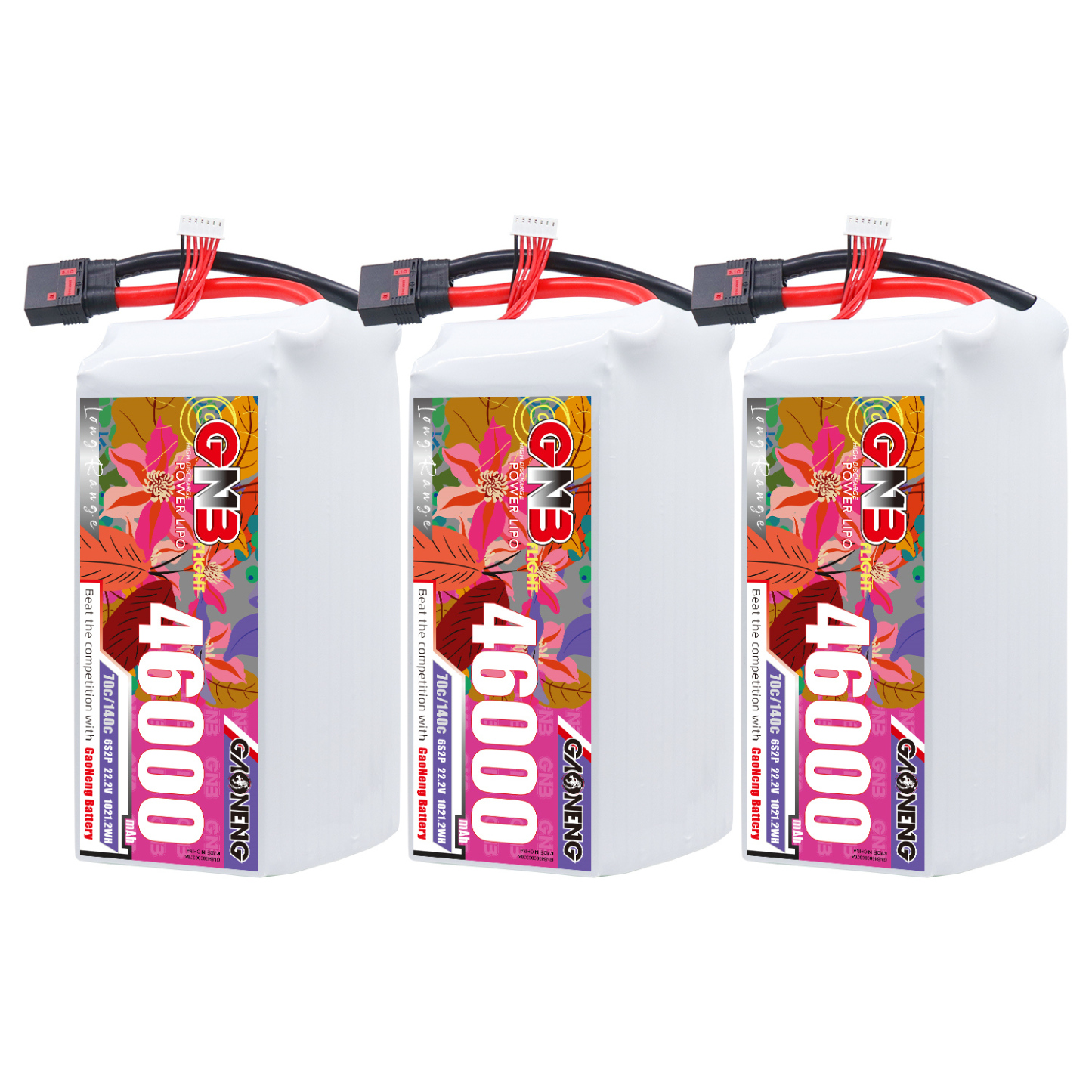 GAONENG GNB 6S2P 22.2V 46000mah 70C RC LiPo Battery QS8