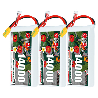 GAONENG GNB 4S1P 14.8V 14000mAh 40C RC LiPo Battery XT90S Anti-Spark