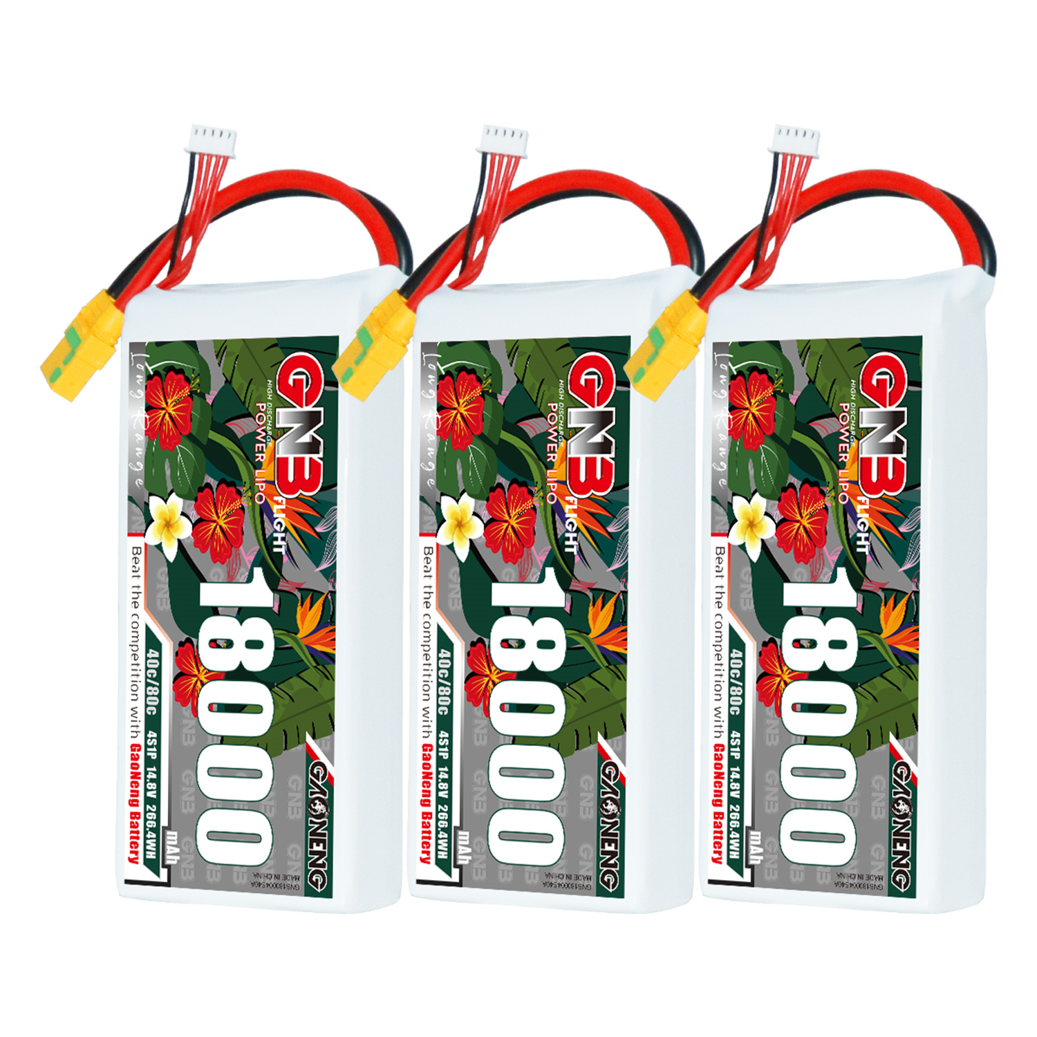 GAONENG GNB 4S1P 14.8V 18000mAh 40C RC LiPo Battery XT90S Anti-Spark