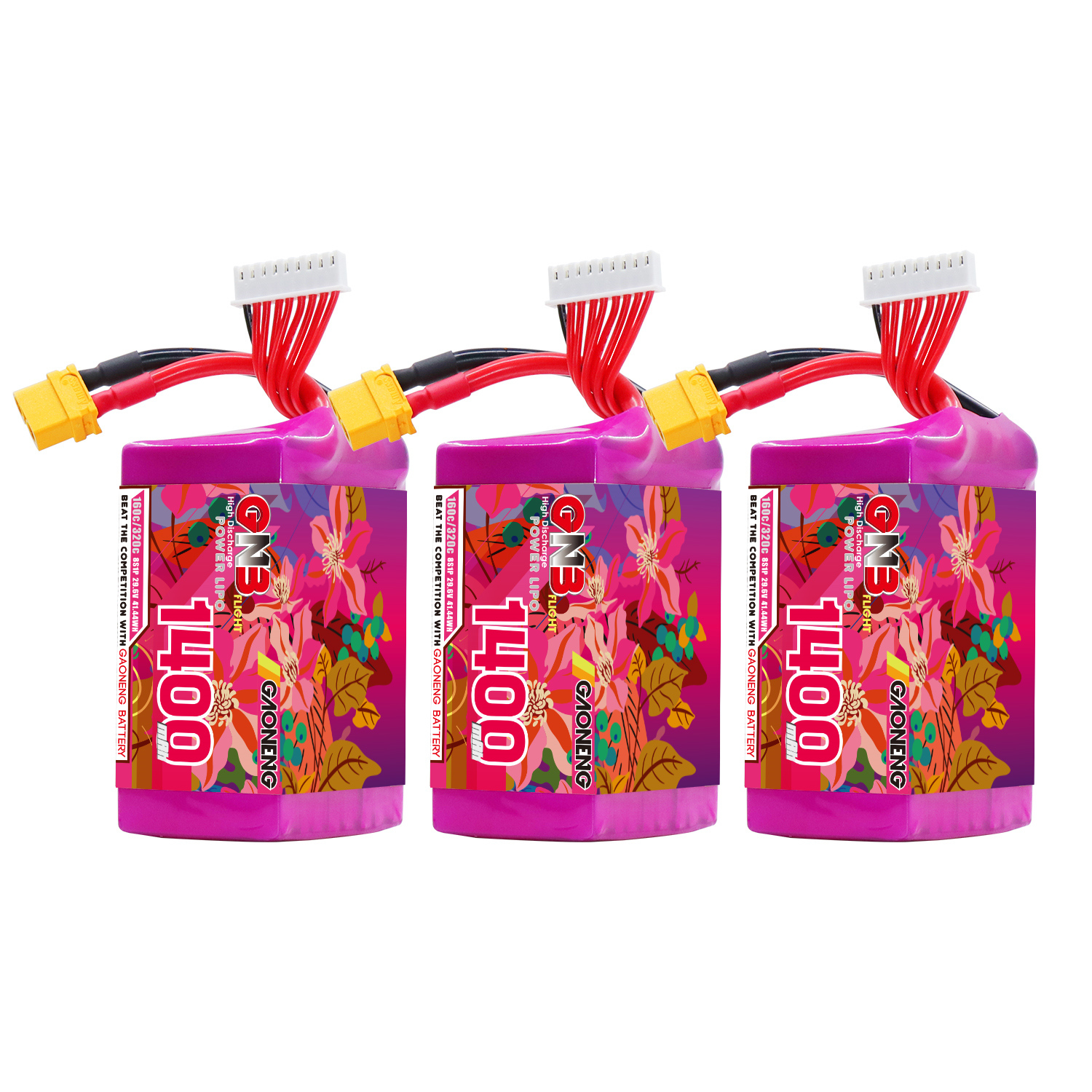 GAONENG GNB 8S 29.6V 1400mAh 160C XT60 LiPo Battery