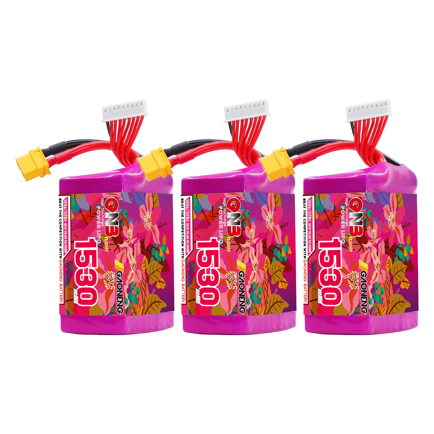 GAONENG GNB 8S 29.6V 1530mah 160C XT60 LiPo Battery