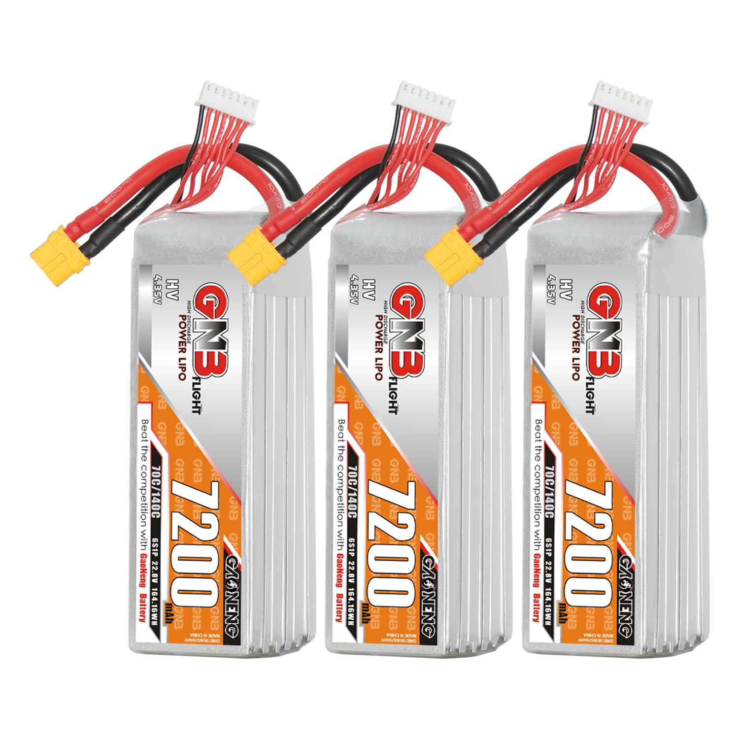 GAONENG GNB HV 6S 22.8V 7200mAh 70C LiPo Battery XT60