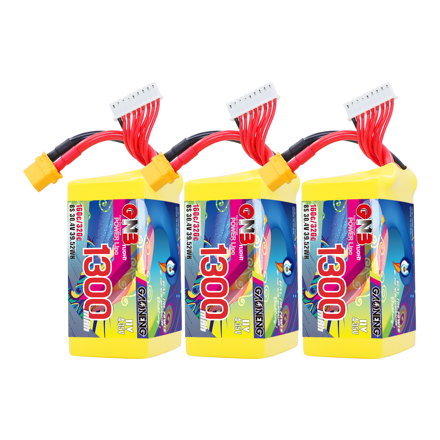 GAONENG GNB LiHV 8S 30.4V 1300mAh 160C XT60 LiPo Battery