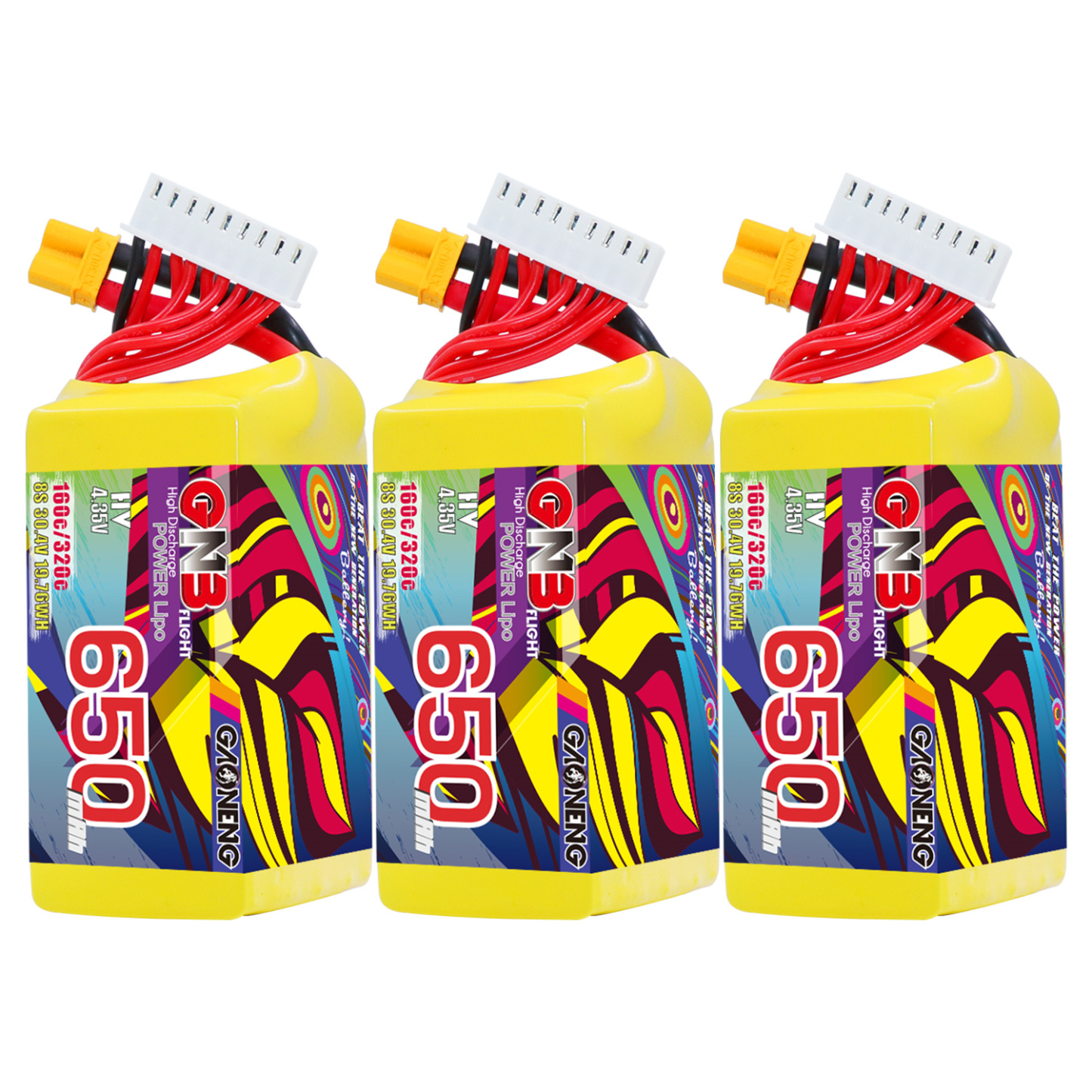 GAONENG GNB LiHV 8S 30.4V 650mAh 160C XT60 LiPo Battery